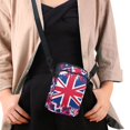 thumbnail image 4 of HELLHERO Graffiti Union Jack Shoulder Purse with Double-layer for Daily Commute or Casual Outings, 4 of 7
