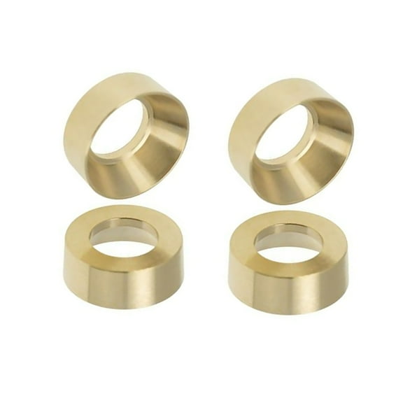 4Pcs Quality Brass Wheel Counter Weights for SCX24 Increase Stability Rc Cars Counter Weights