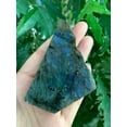 thumbnail image 5 of WHOLESALE Natural Labradorite Slab, 1.5"-3.5" Raw Polished Face Labradorite Slices, High Flash Specimen, Raw Labradorite Free Shape (5 Pounds: 30 - 45 pieces), 5 of 9