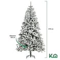 thumbnail image 2 of Árbol de Navidad Pino Nevado KingsHouse 2.10m Artificial, 2 of 5