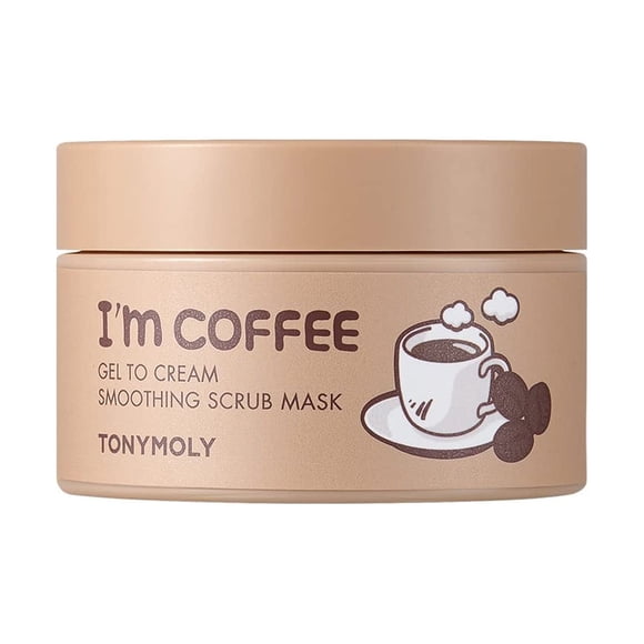 Tonymoly I'M Coffee Gel To Cream Mascarilla exfoliante suavizante Exfoliación suave Suaviza e ilumina para una piel más suave 100 ml