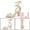Beige, variant on Women's Sandals High Block Heels Solid Color Lace up Sandals Green 6
