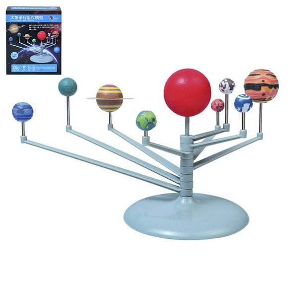1 Pcs Nine Planets Toys Educational Diy Explore Solar System Painting Toys