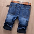 thumbnail image 4 of Summer Men Short Denim Jeans Thin Casual New Cool Pants Short Elastic Daily High Quality Trousers New Arrivals, 4 of 7