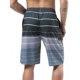 thumbnail image 2 of Bañador corto para hombre, talla grande y alta, con bolsillo lateral, con cordón, a rayas, para playa y forro de malla, 2 of 2