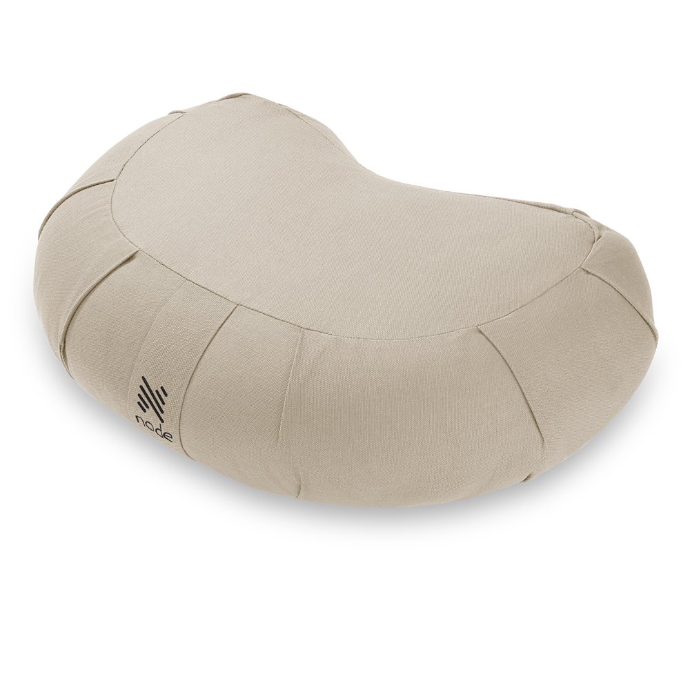 Node Fitness Organic Cotton 17" Crescent Meditation Cushion - Walmart