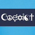 thumbnail image 3 of CafePress - Coexist T Shirt - Women's Traditional Fit Dark T-Shirt, 3 of 4