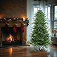 thumbnail image 2 of Tcbosik Artificial Christmas Tree with 919 PE&PVC Mixed Branch Tips, 4ft Unlit Xmas Tree with Metal Stand, Green, 2 of 8