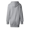 thumbnail image 5 of Dpjklzsn Women's Oversized Hooded Sweatshirt Dress, Drawstring Long Sleeve Drop Shoulder Pullover with Pocket, 5 of 7