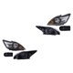 thumbnail image 1 of Par de Faros Manual DEPO Negro 2009 A 2011 Ford Focus, 1 of 4