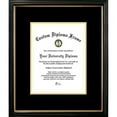 thumbnail image 4 of Campus Images PBGTBG011014 10 x 14 in. Petite Certificate Frame with Black & Gold Mats, Black Gold Trim, 4 of 4