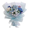 thumbnail image 1 of Ramo de flores de ganchillo tejido a mano, flores artificiales mixtas, decoración del día de la madre, versátil, 1 of 9
