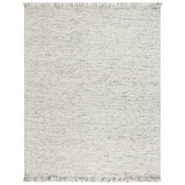 Safavieh  Natura Irinka Wool Fringe Rug 6'  x  6' - Sage/Ivory - Square