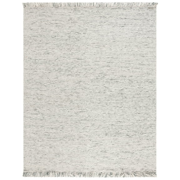 Safavieh  Natura Irinka Wool Fringe Rug 6'  x  6' - Sage/Ivory - Square