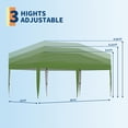 thumbnail image 2 of Carpa plegable resistente de 3x3 metros con 1 pared lateral de malla extraíble, montaje por una persona. Refugio comercial., 2 of 6