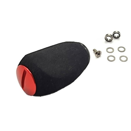 Eva Casting Spinner Reel Handle Knob for Daiwa with Bearing Gasket Red