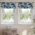 thumbnail image 2 of LALILO Kitchen Curtain Valance Wall Ancient Ancient Castle Rod Pocket Window Curtain 52"x 18" Set of 2, 2 of 7