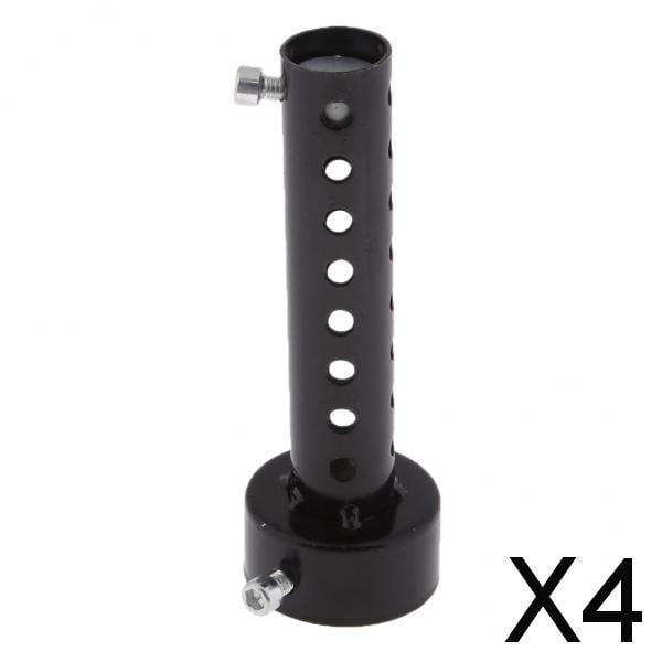 Colaxi 3-4pack 48mm Noir Moto Échappement Peut Silencieux Insert Baffle DB 4 Pièces