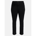 thumbnail image 5 of Terra & Sky Women's Plus High Rise Bootcut Jeans, Sizes 16W-28W, 5 of 5