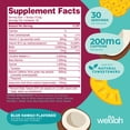thumbnail image 2 of Wellah Pre-Workout Drink Mix (Blue Hawaii Flavored, 30 Servings) - with Citrulline Malate and L-Theanine, 200mg of Natural Caffeine & 1000mg of Beta-Alanine, 2 of 6