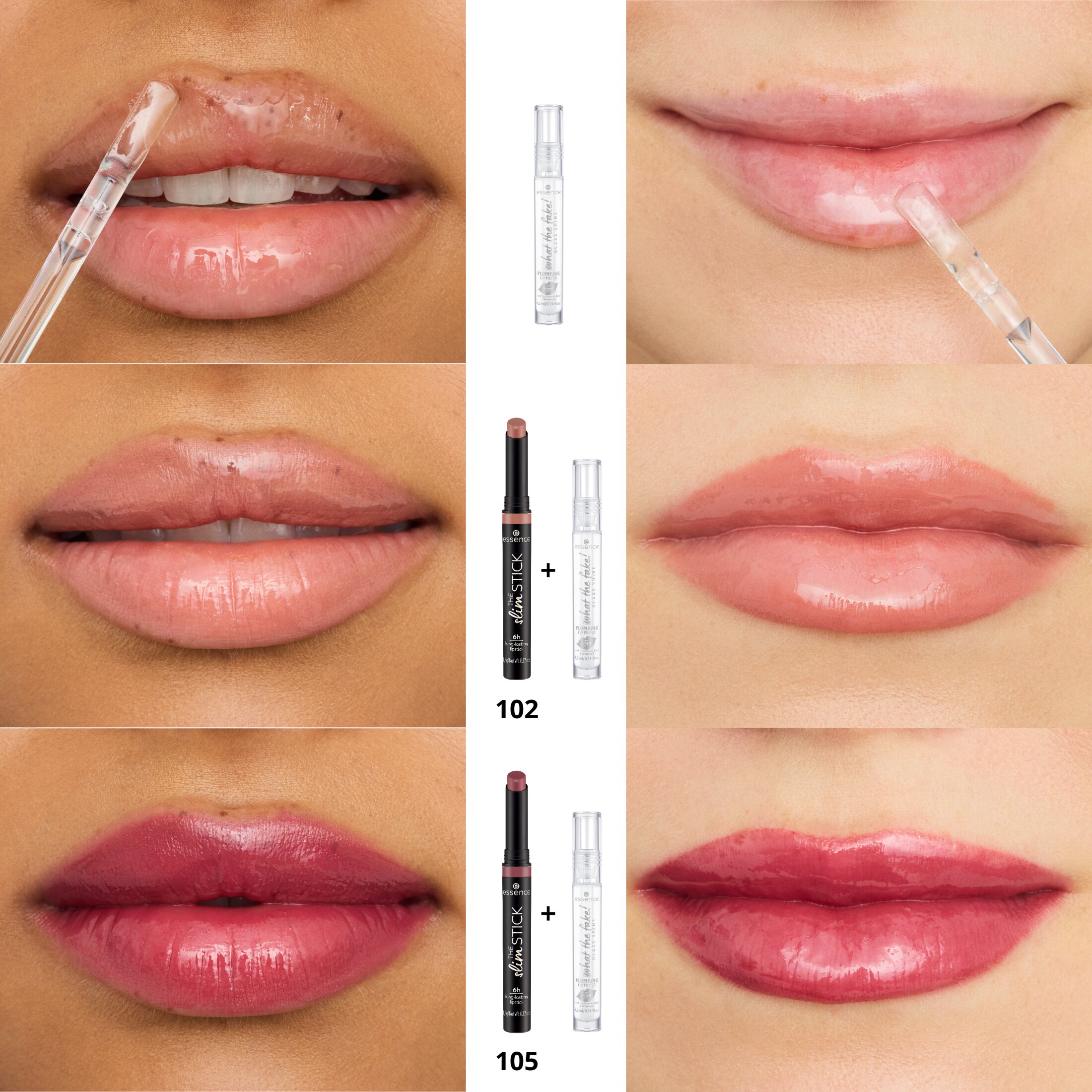 essence What The Fake Glass Shine Plumping Lip Filler, 01 Oh So Glassy