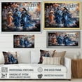 thumbnail image 4 of Designart "Vrindavans Playful Hinduisim Art wall art I" Spiritual Wall Art Print, 4 of 5