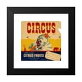 thumbnail image 2 of Anonymous 12x12 Black Modern Framed Museum Art Print Titled - Circus Brand Florida Citrus Fruit Label (1940s), 2 of 5