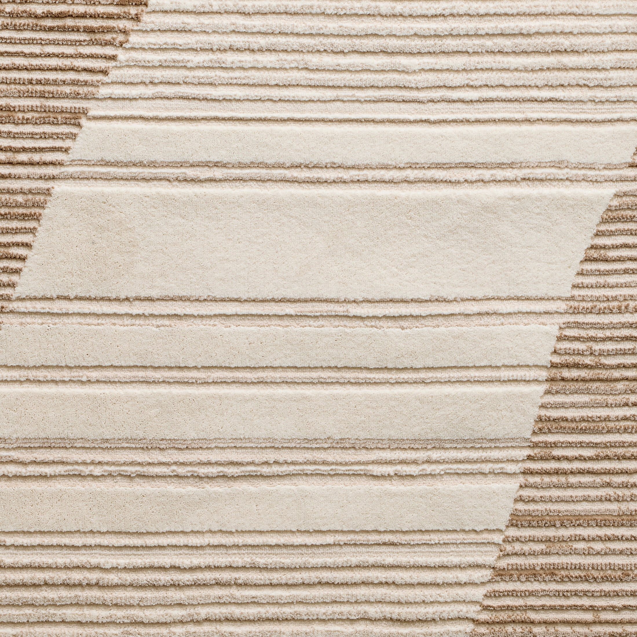 Better Homes & Gardens Neutral Modern Shapes Abstract Indoor Area Rug, 9'x12'
