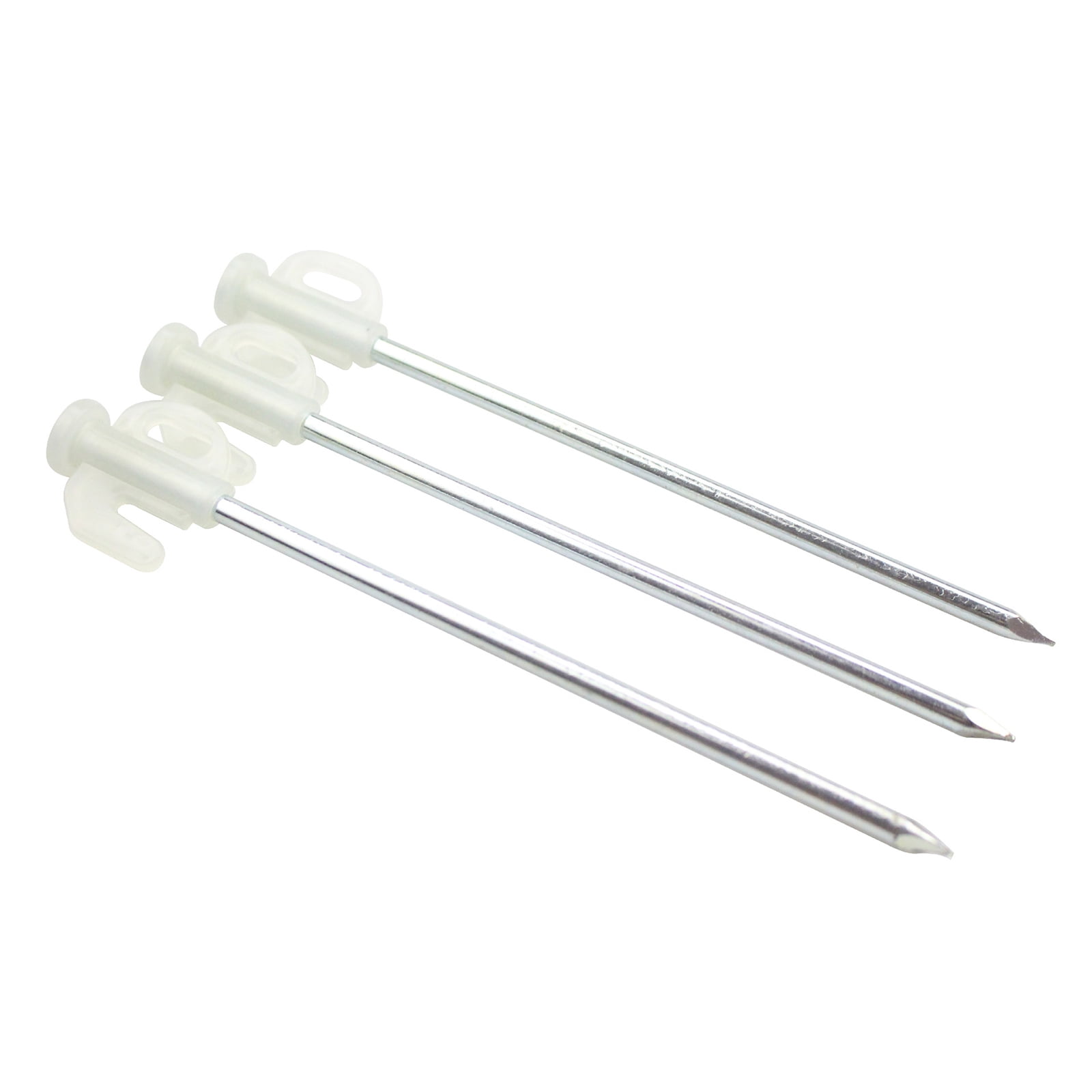 16Pcs Camping Tent Stake Steel Canopy Stakes Spikes Heavy Duty Tent Peg Wind-proof Lengthened Tent Ground Nails