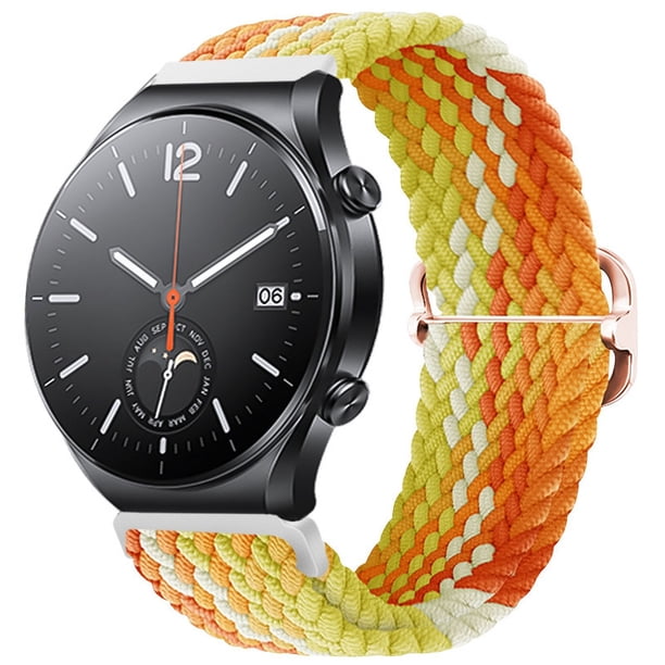 Adecuado para la correa de reloj Xiaomi S1/S2 Correa elástica trenzada de nailon ajustable