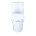 thumbnail image 3 of TOTO Aquia IV 1G WASHLET+ Two-Piece Elongated Dual Flush 1.0 and 0.8 GPF Skirted Toilet with CeFiONtect, Cotton White - CST446CUMG#01, 3 of 4