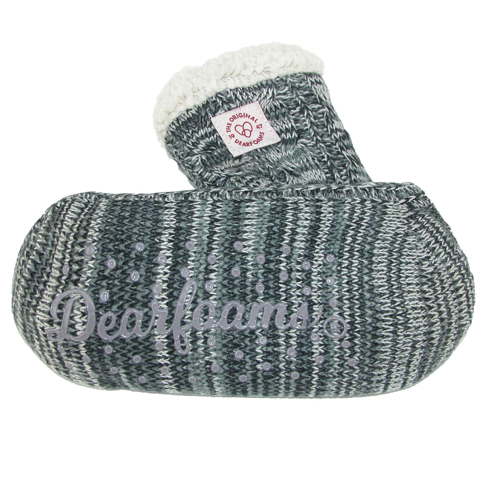 Dearfoams Women's Marled Knit Blizzard Slipper Socks Walmart Canada