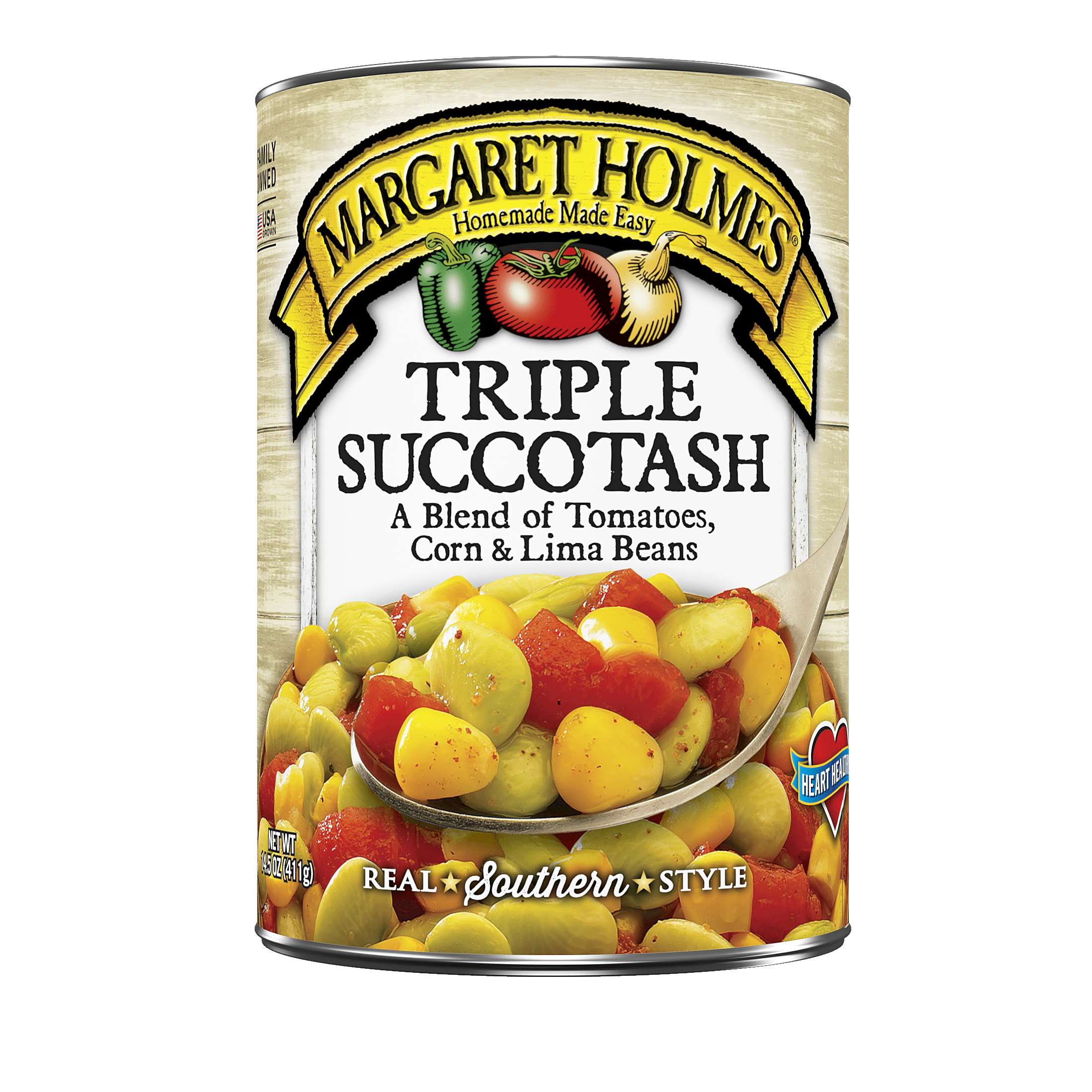 Margaret Holmes Canned Triple Succotash, 14.5 oz , Can