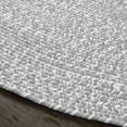 thumbnail image 4 of Superior Two-Toned Braided Indoor/ Outdoor Area Rug, Slate/ White, 5' x 8', 4 of 6