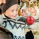 thumbnail image 5 of Juego de 6 bolas decorativas navideñas | Adornos de plástico rojo, dorado y blanco para colgar en el árbol | Decoración para fiestas y festividades, 5 of 6