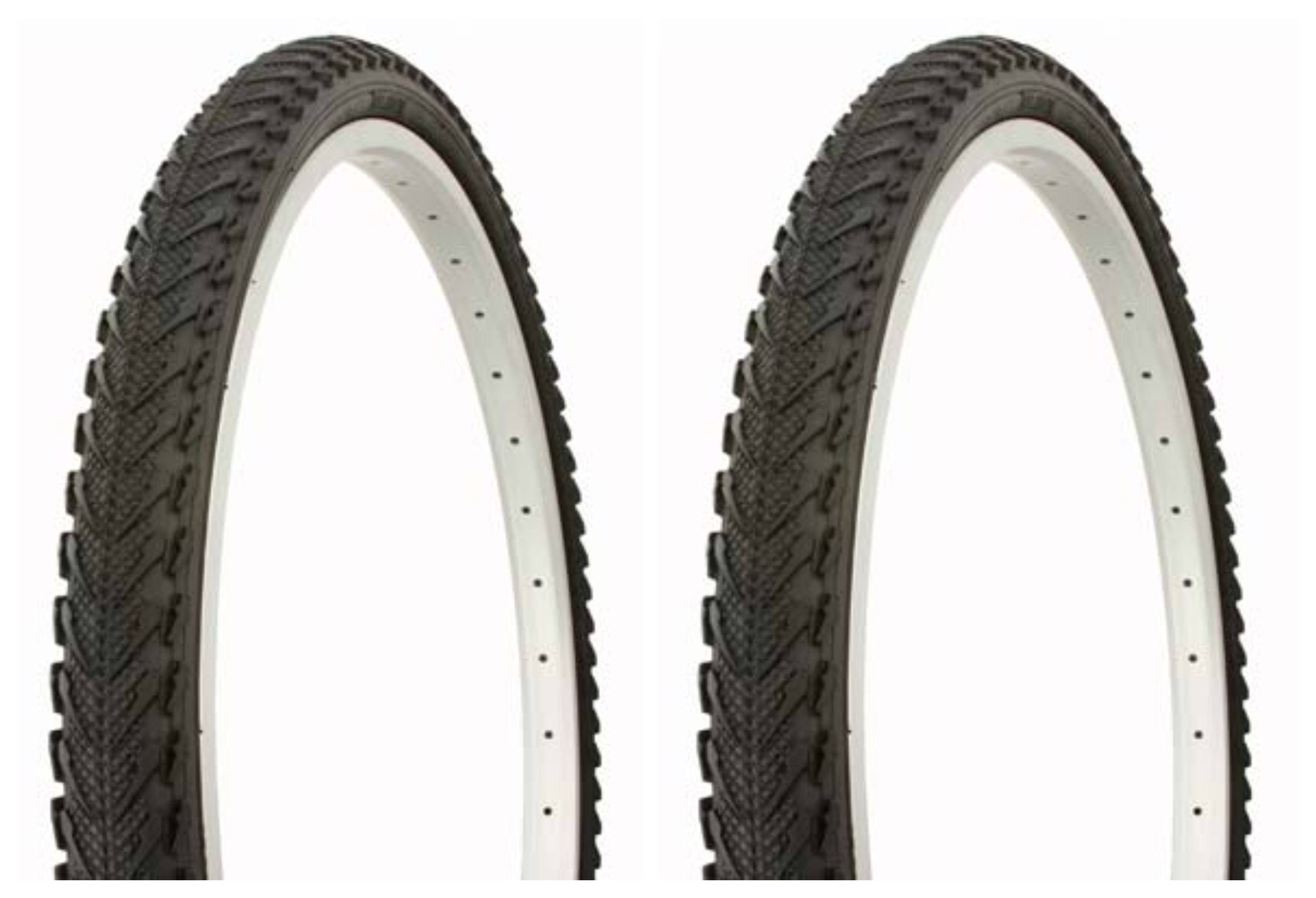 Tire set. 2 Tires. Two Tires Duro 26" x 2.00" Black/Black Side Wall HF
