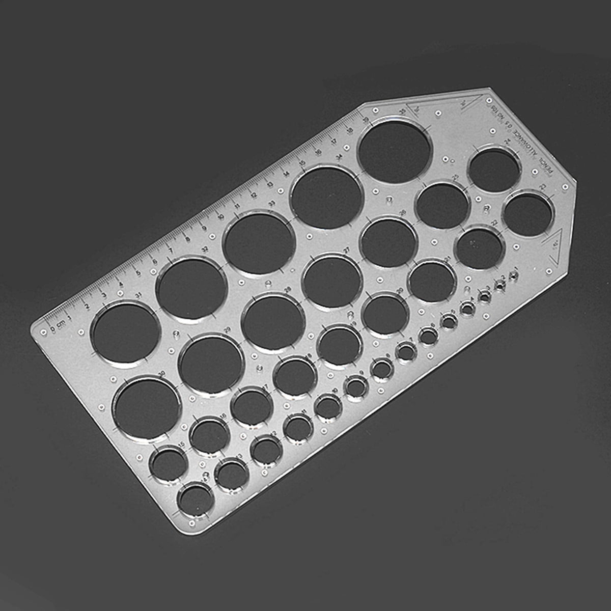 Circle Template Stencil Mathematics Metric Ruler Design Drawing