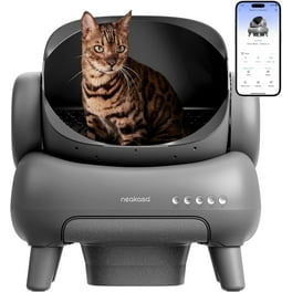 Tonepie Automatic Toilet for Cats Self Cleaning Cat Litter Box with APP Control Walmart