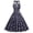 Z1#Navy362, variant on Puliio Halter Dresses for Women Summer Polka Dot A Line Mini Vintage Casual Party Swing Dress