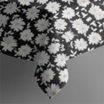 thumbnail image 5 of Black Daisy Flower Pattern Square Tablecloth,Waterproof Square Table Cover,Wipeable Spillproof Washable Table Cover for Home Kitchen Party Decor 42"X42"(107x107cm), 5 of 6