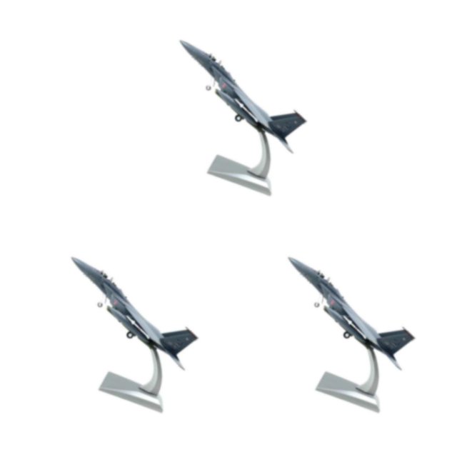 Vogacara Modelo de avión de combate F 15E a escala 1:100 para recuerdo de colección del hogar Type1