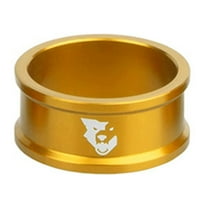Wolf Tooth Precision Headset Spacers - 1 1/8 steerer, 15mm, 7g, Gold