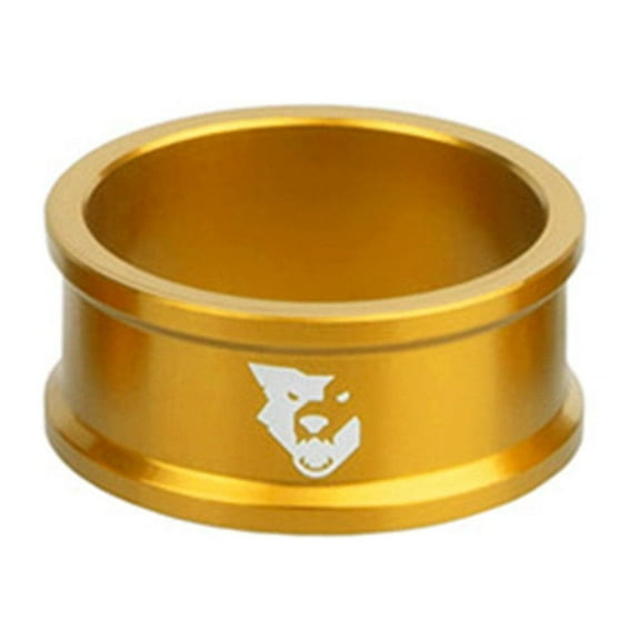 Wolf Tooth Precision Headset Spacers - 1 1/8 steerer, 15mm, 7g, Gold