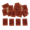 thumbnail image 2 of Etiquetas Hechas a Mano de 20 Piezas de Cuero PU para Coser Suministros de Bolsa de Retales - A1 Sunnimix Etiqueta en relieve con agujeros, 2 of 8