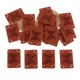 thumbnail image 2 of Etiquetas Hechas a Mano de 20 Piezas de Cuero PU para Coser Suministros de Bolsa de Retales - A1 Sunnimix Etiqueta en relieve con agujeros, 2 of 8