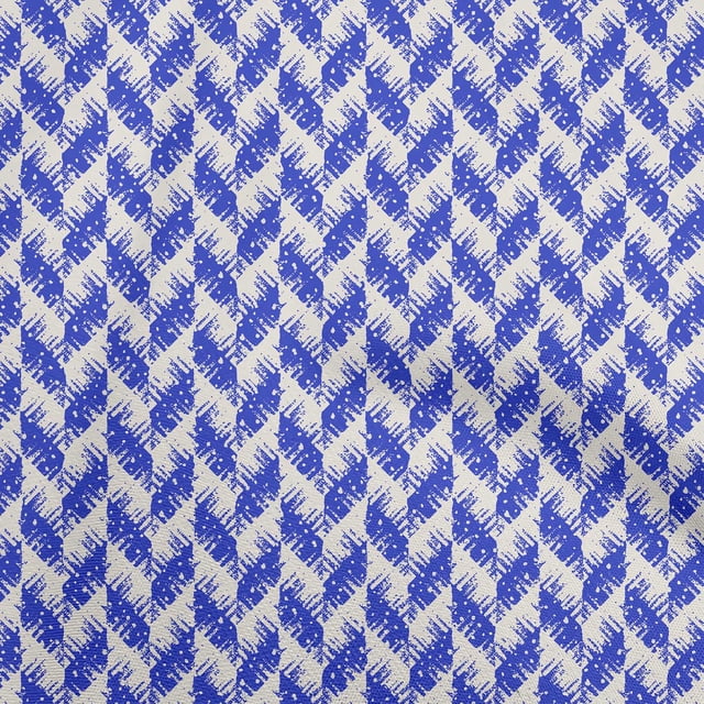 oneOone Cotton Flex Medium Blue Fabric Texture Craft Projects Decor Fabric Printed By The Yard 40 Inch Wide