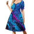 thumbnail image 2 of Vestido de manga corta Tiki Bar de Trader Sam, vestido de verano para mujer, monos para eventos especiales., 2 of 7