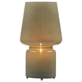 thumbnail image 3 of Bouclair Lampe de Table en Verre Kaki, 3 of 9