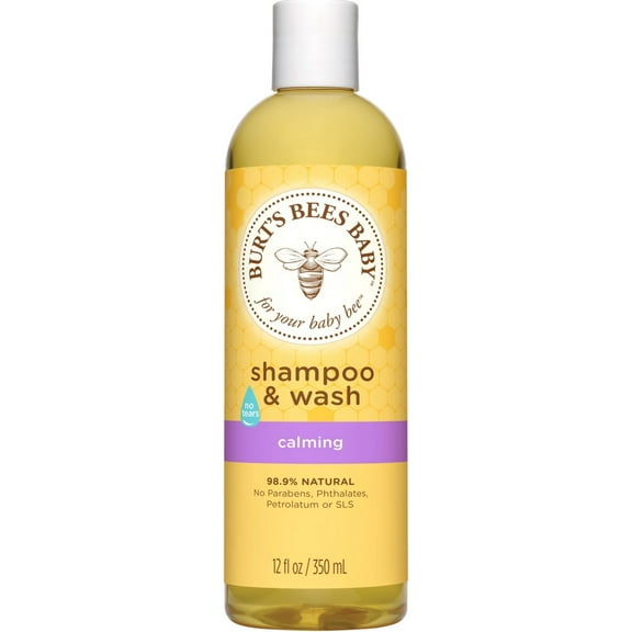 Burt's Bees Baby Shampoo & Wash, Calming 12 oz (Pack of 2)