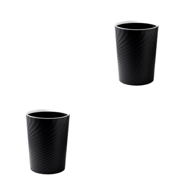 Moyic Cubo de basura de estilo nórdico sin tapa, cesto de basura para el hogar, baños, oficinas Type3 NO3